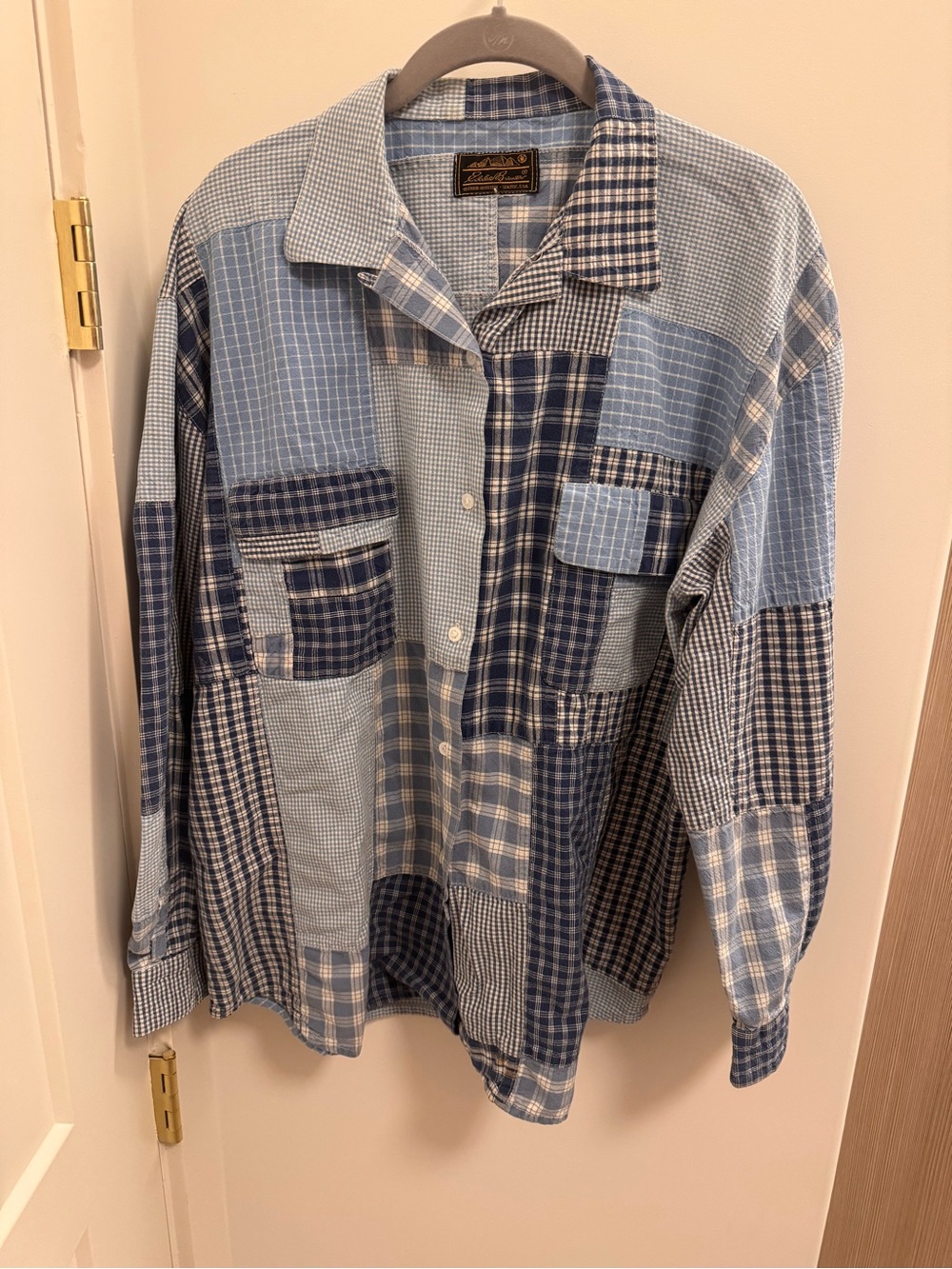 Vintage Eddie Bauer Cottage core plaid button up.
